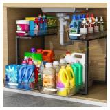 ARSTPEOE 2 Pack Under Sink Organizers