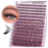 FANXITON Lash Clusters 280 Pcs 8-16mm Mix, phone h