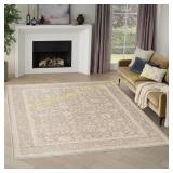 Nourison grey seraphine area rug 5x7ft