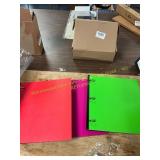 Shower Curtain Liner, 3ct 3 Ring Binders & Misc