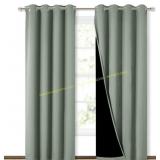 NICETOWN Blackout Curtain Panels, 84in