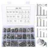 Xujinsongg Hex Bolt Nut Washer Set 496pcs