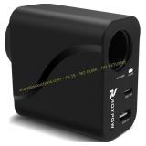 RoyPow 12V USB-C Car Charger 3 Ports
