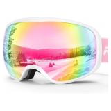 Ski Goggles OTG UV Anti-fog Wide Vision