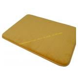 Mustard Memory Foam Bath Mat 17x24