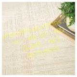 Nourison 7x9ft Artic area rug AT102 ivory