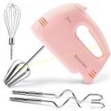 Handmixer Electric Handheld Pink