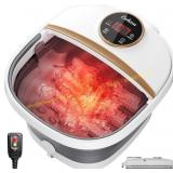 GEHONA Collapsible Foot Spa with Heat, White