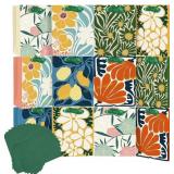 qiqee 2.4x4.7x6.3 in Gift Bags 24pcs w/ Tissue