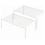iPEGTOP Kitchen Cabinet Wire Shelves, White