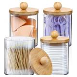 Qtip Holder Dispenser - 10 oz Jars, Clear
