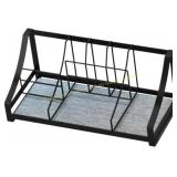 Toothbrush Holder & Counter Organizer, Black