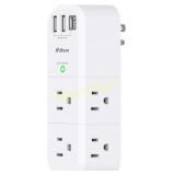 USB Outlet Extender Surge Protector with Plug