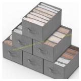 Criusia 6 Pack Clothes Organizer Wardrobe
