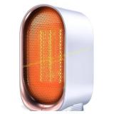 Blue Space Heater, Portable Desk Heater