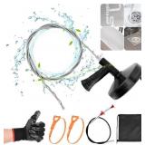 Drain Snake Auger 33 ft   Heavy Duty Unblocker