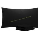 NTBAY King Pillowcase Set 2-Pack 20x36 Black