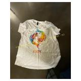 Pisces t shirt white womans 1X
