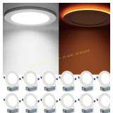 Meconard 12 Pack 6" 5CCT LED Light