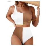 Herseas Women s Bikini Sets, High Waist XL