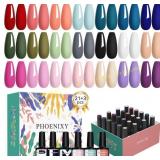 phoenixy 24 PCS Gel Nail Polish Kit, 21 Colors