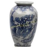Ladies Porcelain Tung Chi Vase, 14