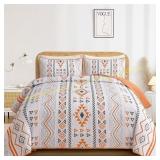 Drucon Boho Aztec Quilt Set King 3pc
