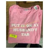 pink xl  put it on my husband s tab
