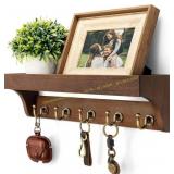 Rebee Vision Farmhouse Key Holder with Hooks