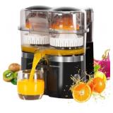 Dual-Head Electric Citrus Juicer (Black)