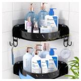 buways 2 Pack 360  Rotating Corner Caddy Shelf