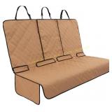 Lusso Gear Dog Car Seat Cover, Waterproof, Tan