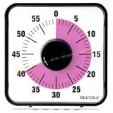 Secura 60-Minute Visual Countdown Timer, 7.5"