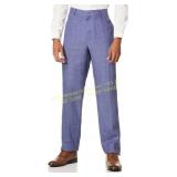 Cuba Vera Mens Delave Linen Flat Front Pant M