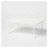 Metal Cabinet Shelf White 2ct