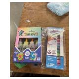 Tie dye kit and bath paint sticks