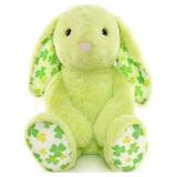 WEIGEDU Green Rabbit Stuffed Animal Plush Toy