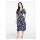 Time and Tru Empire Waist Midi Dress L (12-14)