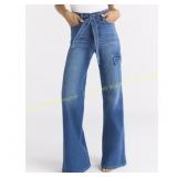 Margot Wide Leg High Rise Cargo Jeans (6)