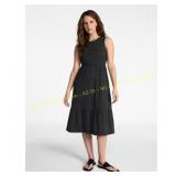 Time and Tru Cotton Sleeveless Midi Dress S