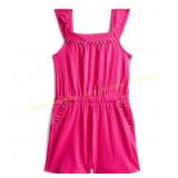 Wonder Nation Toddler Romper, Ruffle-Strap 4T