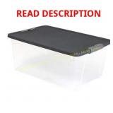 Homz 15-qt Stackable Storage Container