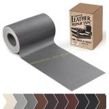 Leather Repair Patch 3x60" Vinyl Kit Grey