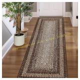 GarveeHome Printed Rug with Braided 2x6