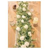 Annas Whimsy Eucalyptus Garland with Roses
