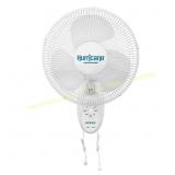 Hurricane Supreme 12" White Oscillating Fan