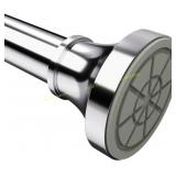 STARLATTA Shower Rod, 31-80", 1" Stainless