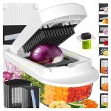 8 Blade All-in-1 Veggie Chopper Mandoline