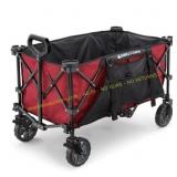 Gorilla Carts 7CuFt Foldable Wagon, Red