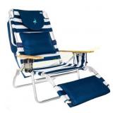 Ostrich Padded 3-N-1 Outdoor Chair, Blue